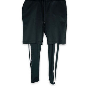 Gap‎ + Stampd Mens Activewear Shorts With Pants White Black Drawstring Stretch S